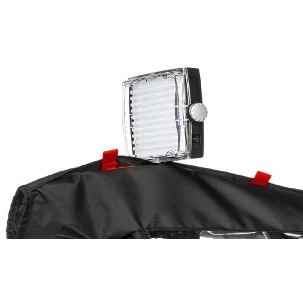 Manfrotto MB PL-RC-1 DSLR Camera Rain Cover - Waterproof & Dustproof Protection for Professional Lens Cameras - Ideal for Outdoor Photography in Rainy Weather (Black/Charcoal Grey)