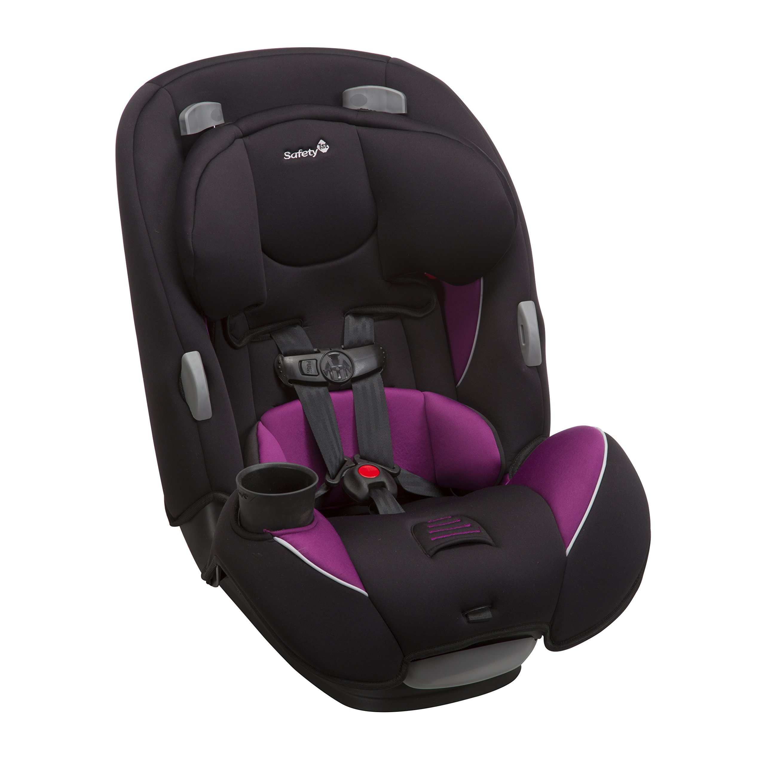 Safety 1st Continuum 3-in-1 Convertible Car Seat for Infants to Toddlers (Hollyhock) - Rear Facing, Forward Facing & Booster - Safe & Comfortable for Travel & Daily Commute