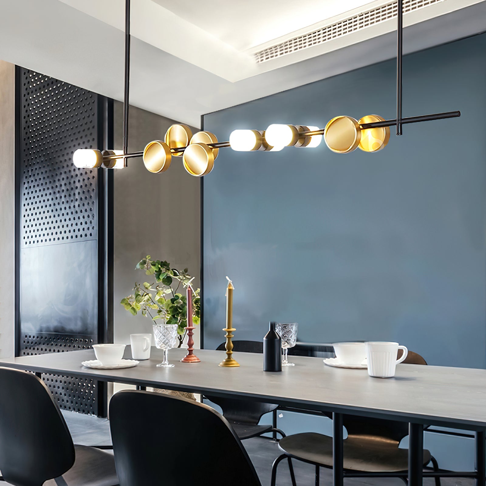 Modern Cilon Disc Pendant Light - Sleek Minimalist Ceiling Fixture for Dining Room, Kitchen Island & Living Room Decor - Energy Efficient LED Hanging Light for Home & Office