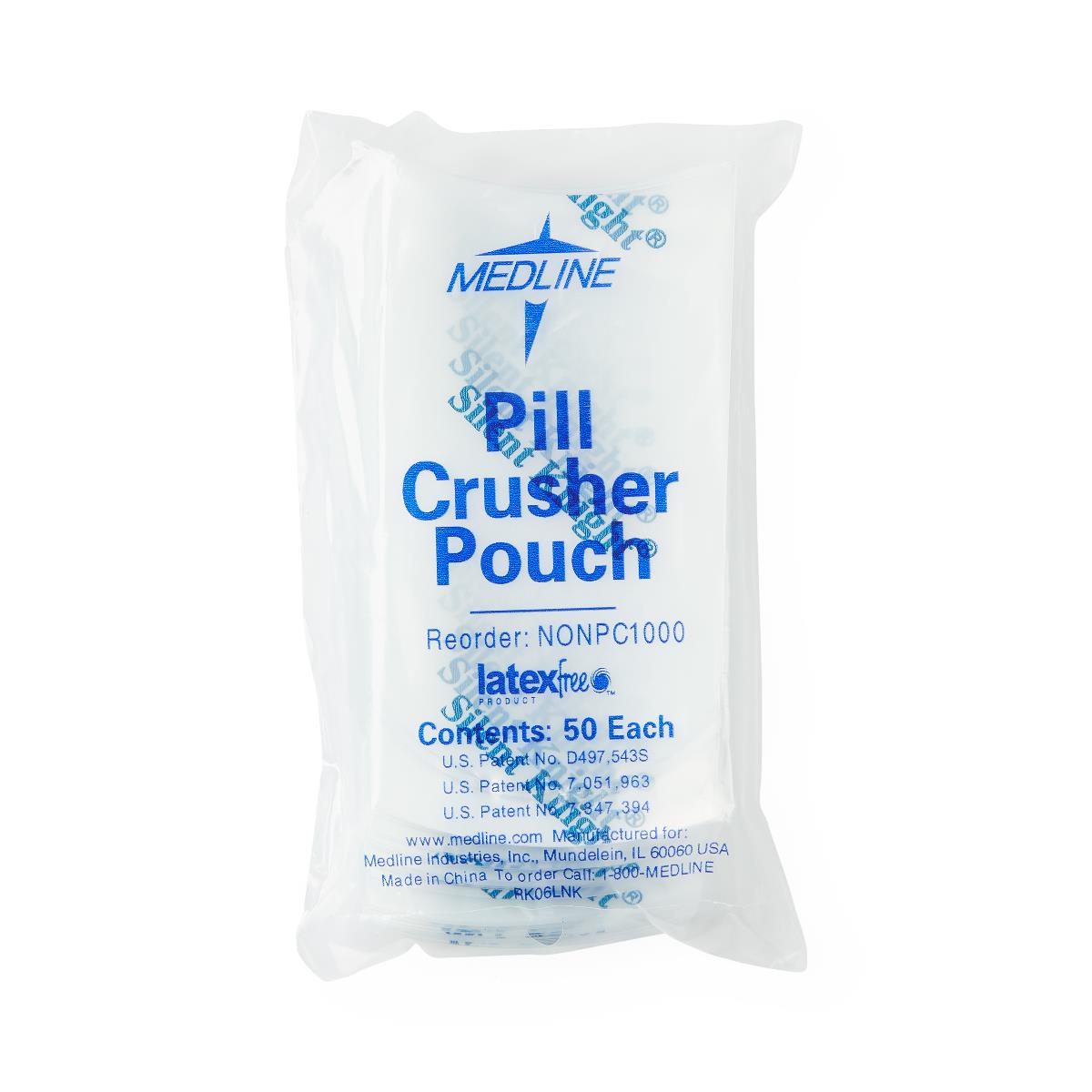 Silent Knight Pill Crusher Pouches - 1000 Count Box | Durable Medication Crusher Bags for Easy Pill Crushing at Home or in Healthcare Facilities