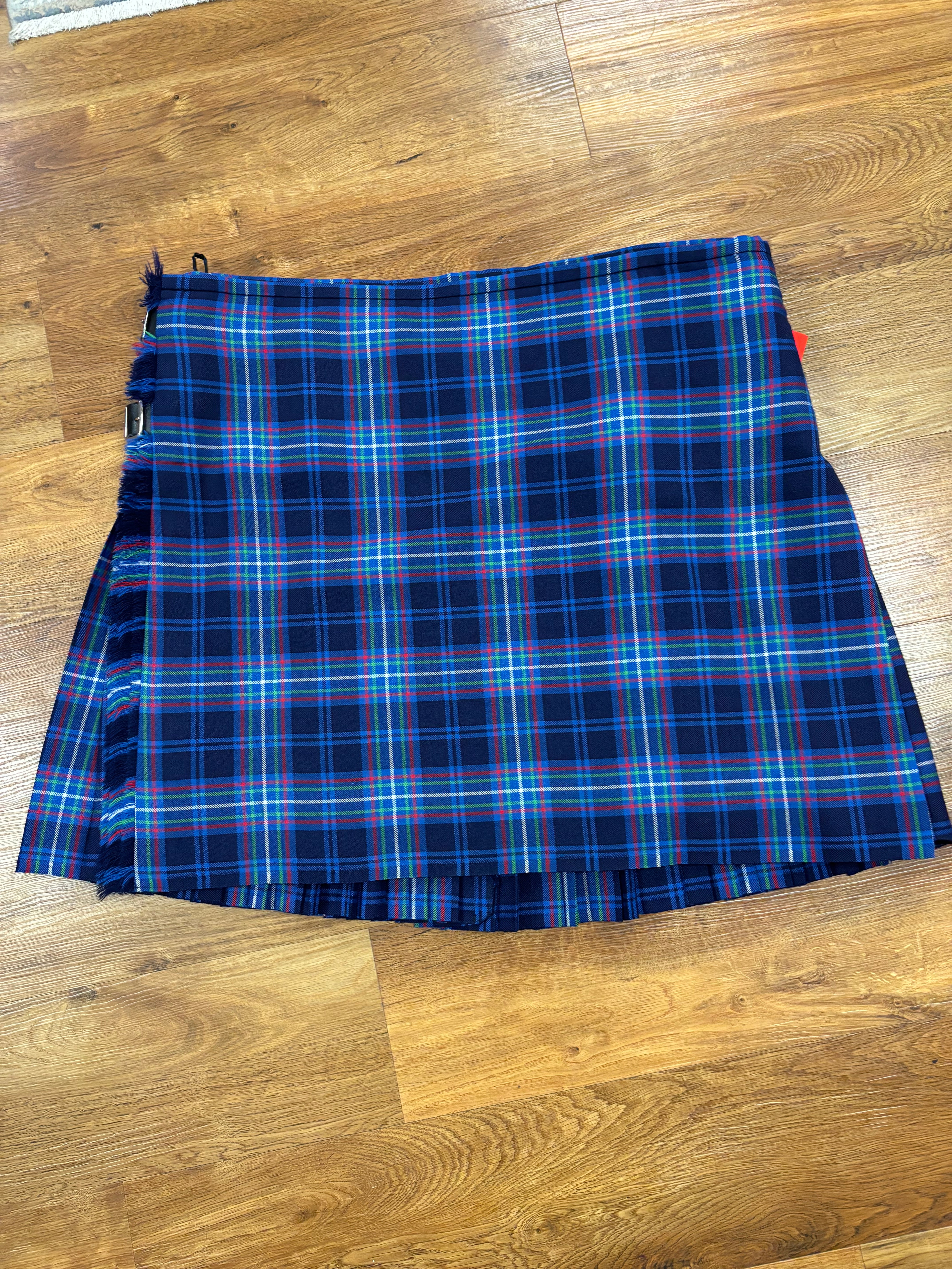 Vintage Scotland Tartan Kilt - 50 Short Length | Authentic Scottish Plaid Skirt for Men | Perfect for Highland Games, Weddings & Cosplay