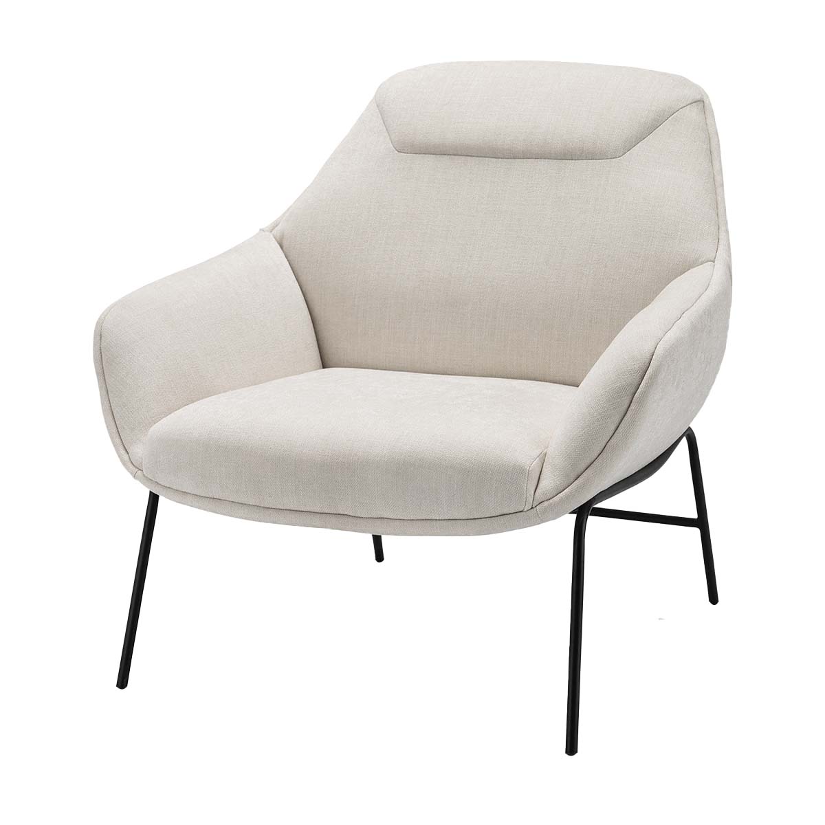 Luxury Designer Fabric Armchair - Modern Upholstered Accent Chair for Living Room, Bedroom & Office - Comfortable & Stylish Home Decor Furniture