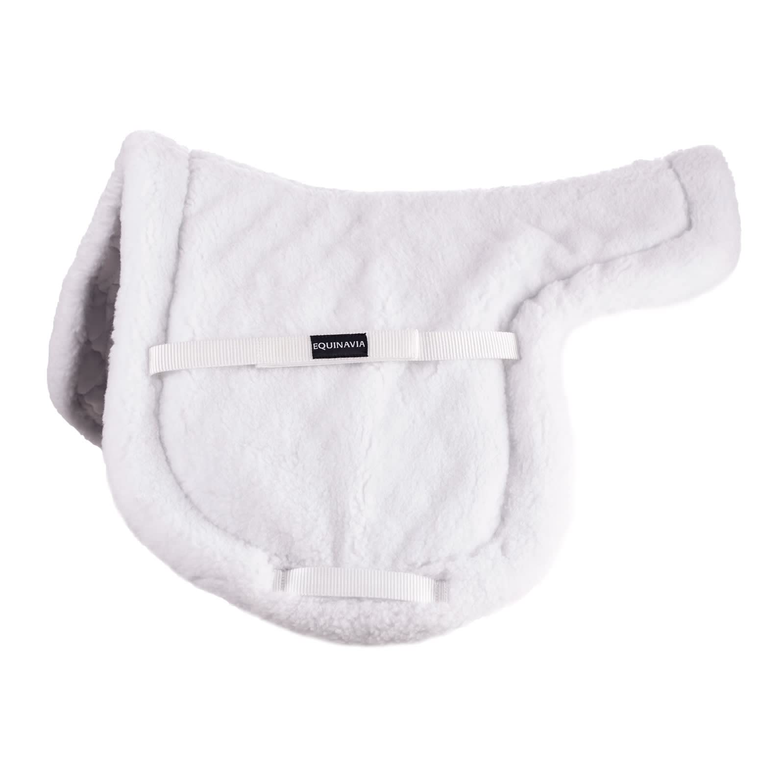 Equinavia Eidsvoll Shaped Show Saddle Pad with Fleece Top - Breathable Horse Riding Pad for Dressage & Jumping - Comfortable Equestrian Saddle Pad for Training & Competitions