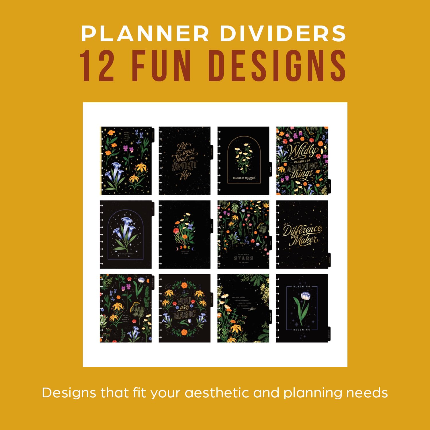 Happy Planner Disc-Bound 12-Month Planner 2025 - Classic Size (7