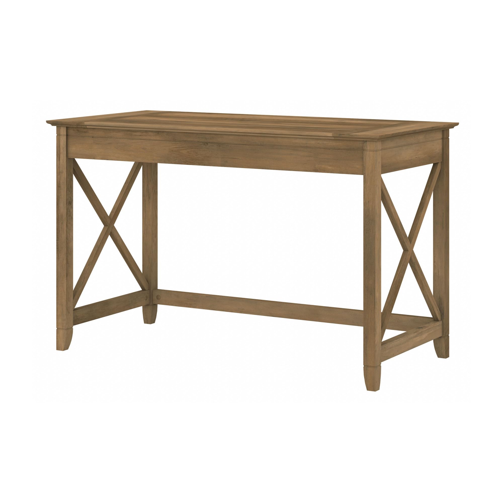 Bush Furniture Key West 48W Reclaimed Pine Writing Desk - Perfect for Home Office, Study Room & Small Spaces