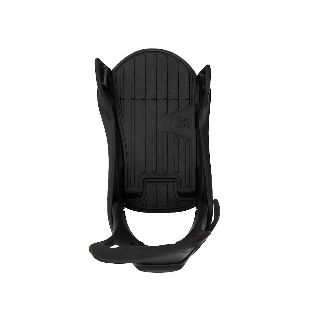 Burton 24/25 Step On Re:Flex Snowboard Bindings - Black | Instant Click-In System for All-Mountain Riding & Freestyle Snowboarding