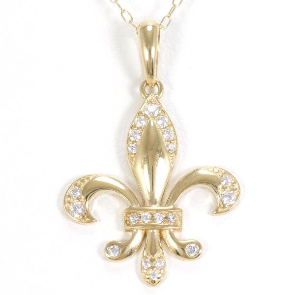 10K Yellow Gold Zirconia Pendant Necklace for Women - Elegant Cubic Zirconia Jewelry Gift for Birthday, Anniversary & Special Occasions