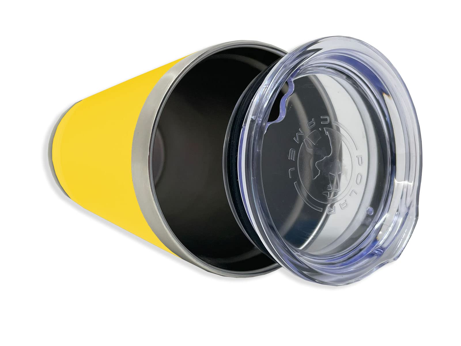 LaserGram 16oz Vacuum Insulated Stainless Steel Tumbler with Personalized Engraving - EMT Emergency Medical Technician Gift - Yellow - Perfect for Coffee, Tea & Cold Drinks at Work or Outdoor Adventures