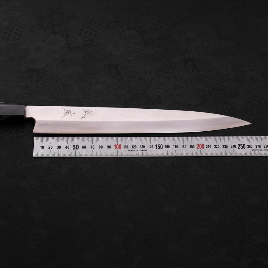 Premium Yanagiba Sushi Knife 270mm - Silver Steel #3 Hon Kasumi Blade with Buffalo Teak Handle - Perfect for Sushi Chefs & Japanese Cuisine Preparation
