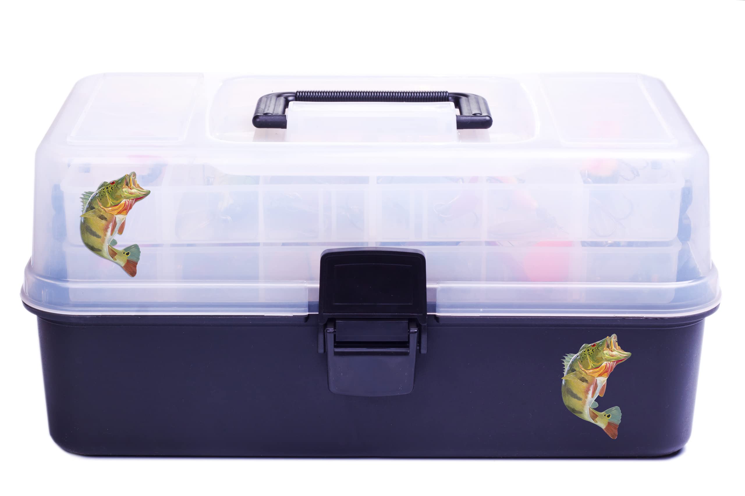 Premium Peacock Bass Fish Decals - Waterproof UV-Resistant Vinyl Stickers for Fishing Gear, Coolers & Outdoor Equipment - Perfect for Anglers & Boat Enthusiasts