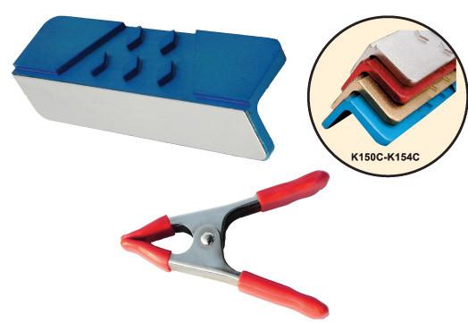 KUU Stainless Steel Beveling Guide with Clamp - Professional Edge Guide Tool for Woodworking, Metalworking & DIY Projects - Perfect for Angled Cuts on Side Edges of Wood, Metal & Plastic Materials