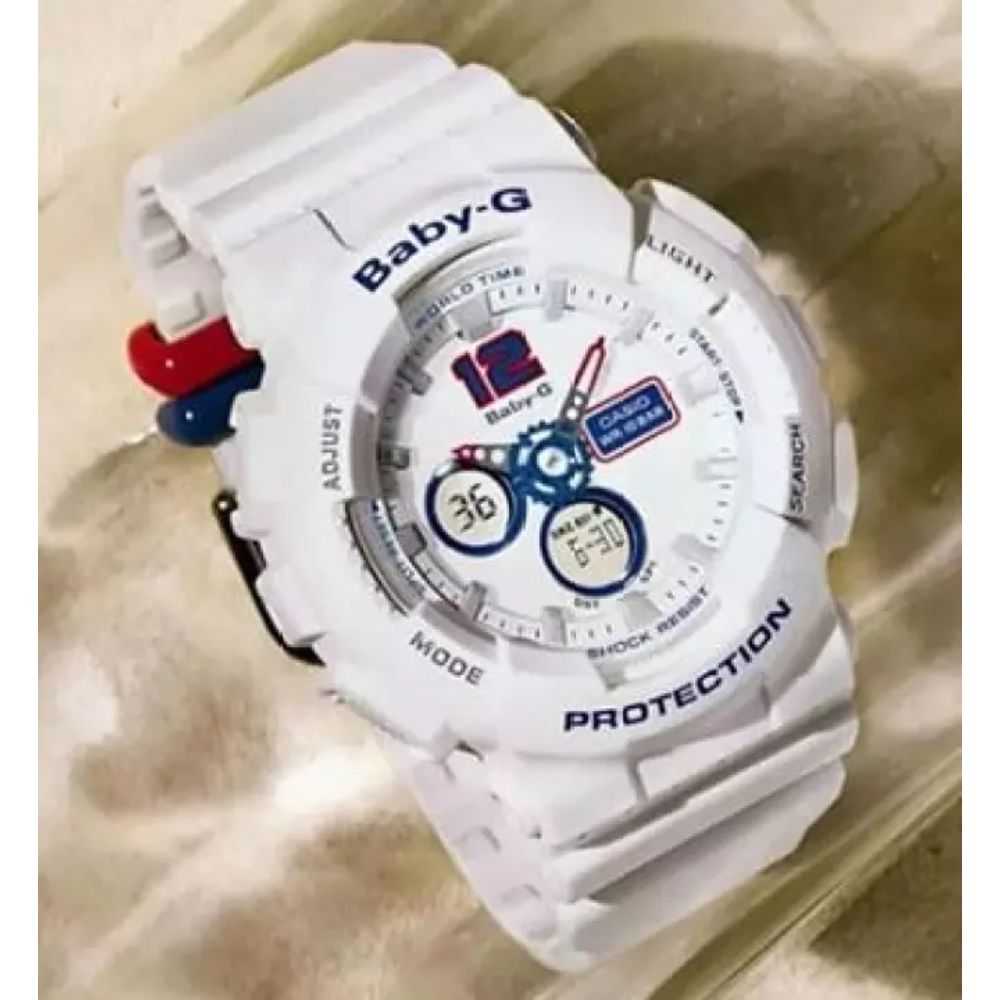 CASIO BABY-G BA-120TR-7BDR Digital Sport Watch for Women - Shock Resistant, Water Resistant, LED Light - Perfect for Running, Swimming & Outdoor Activities