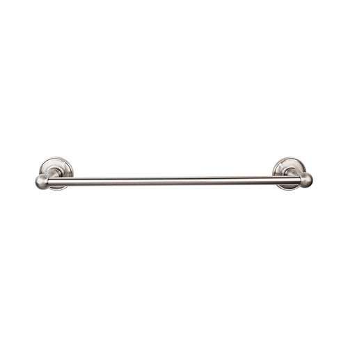 Top Knobs ED10BSND 30-Inch Single Towel Bar - Brushed Satin Nickel Finish, Smooth Backplate - Edwardian Collection Bathroom Hardware - Perfect for Modern & Traditional Bathrooms, Spas, and Powder Rooms