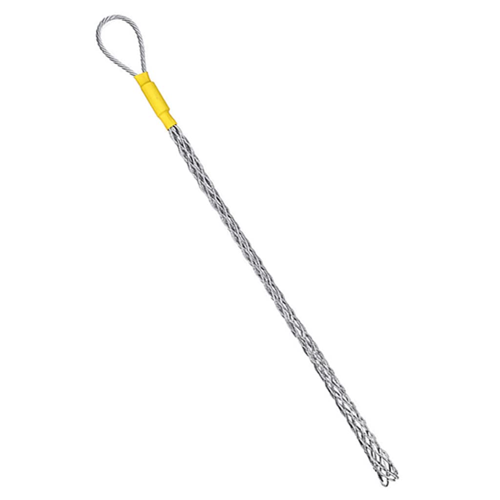 Cable Pulling Grip Sock Kit - Heavy Duty Mesh Puller with Galvanized Metal & Anti-Rust Wire, Flexible Eye Mesh Rope Gripper for Electrical and Network Cable Installation