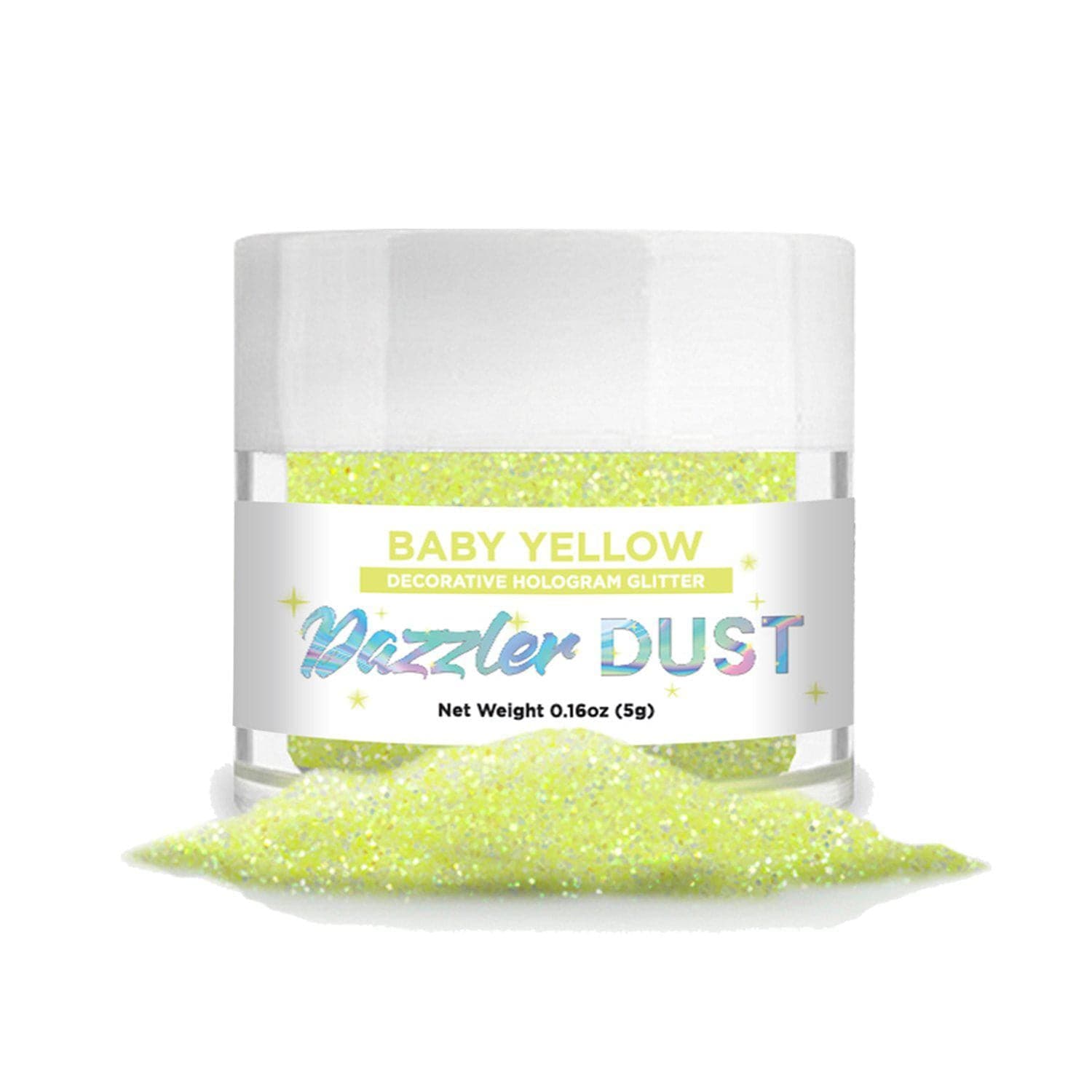 5 Gram Baby Yellow Dazzler Dust® - Glitter for Crafts, Nail Art & DIY Projects - Safe Non-Toxic Sparkle Powder for Kids, Slime Making & Party Decorations