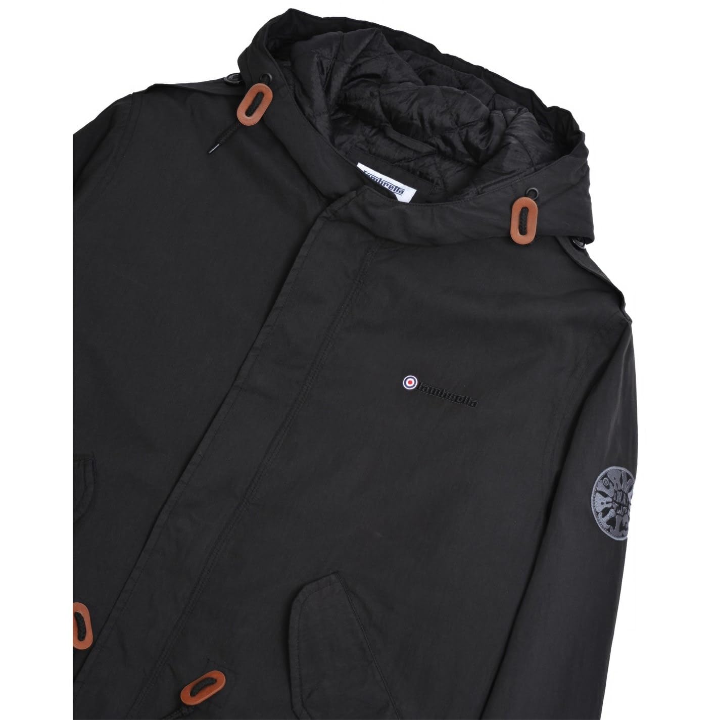 Lambretta Men's Parka Jacket - Waterproof Winter Coat for Outdoor Activities & Casual Wear