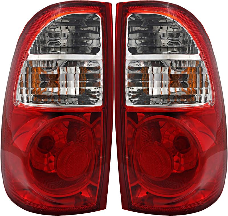 Toyota Tundra 2005-2006 Tail Lights Set - Compatible with Regular & Access Cab Models (Driver & Passenger Side) | Durable Replacement for Improved Night Visibility & Safety