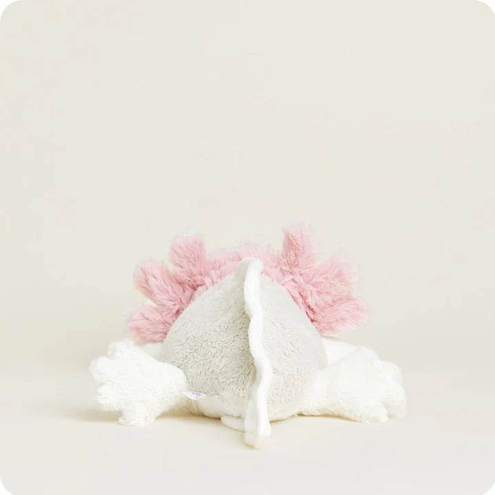 Warmies Axolotl Plush Stuffed Animal - Microwavable Heatable Scented Lavender Stuffed Toy for Kids & Adults - Perfect for Stress Relief, Anxiety Comfort & Sleep Aid