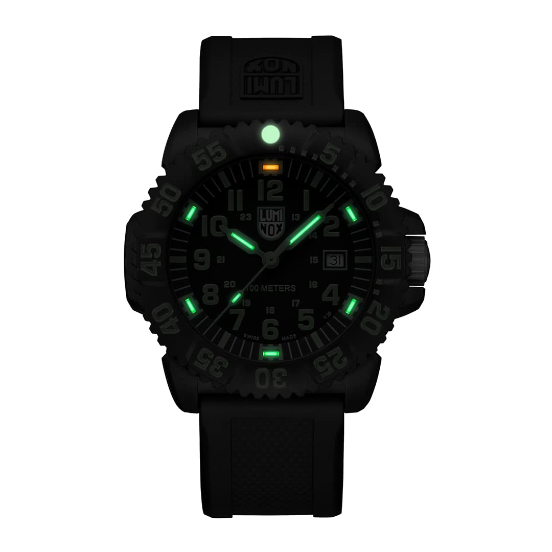 Luminox G Sea Lion Men's Military Watch with Date Function - 100m Water Resistant - Swiss Made - Durable Tactical Timepiece for Outdoor, Diving & Adventure Activities