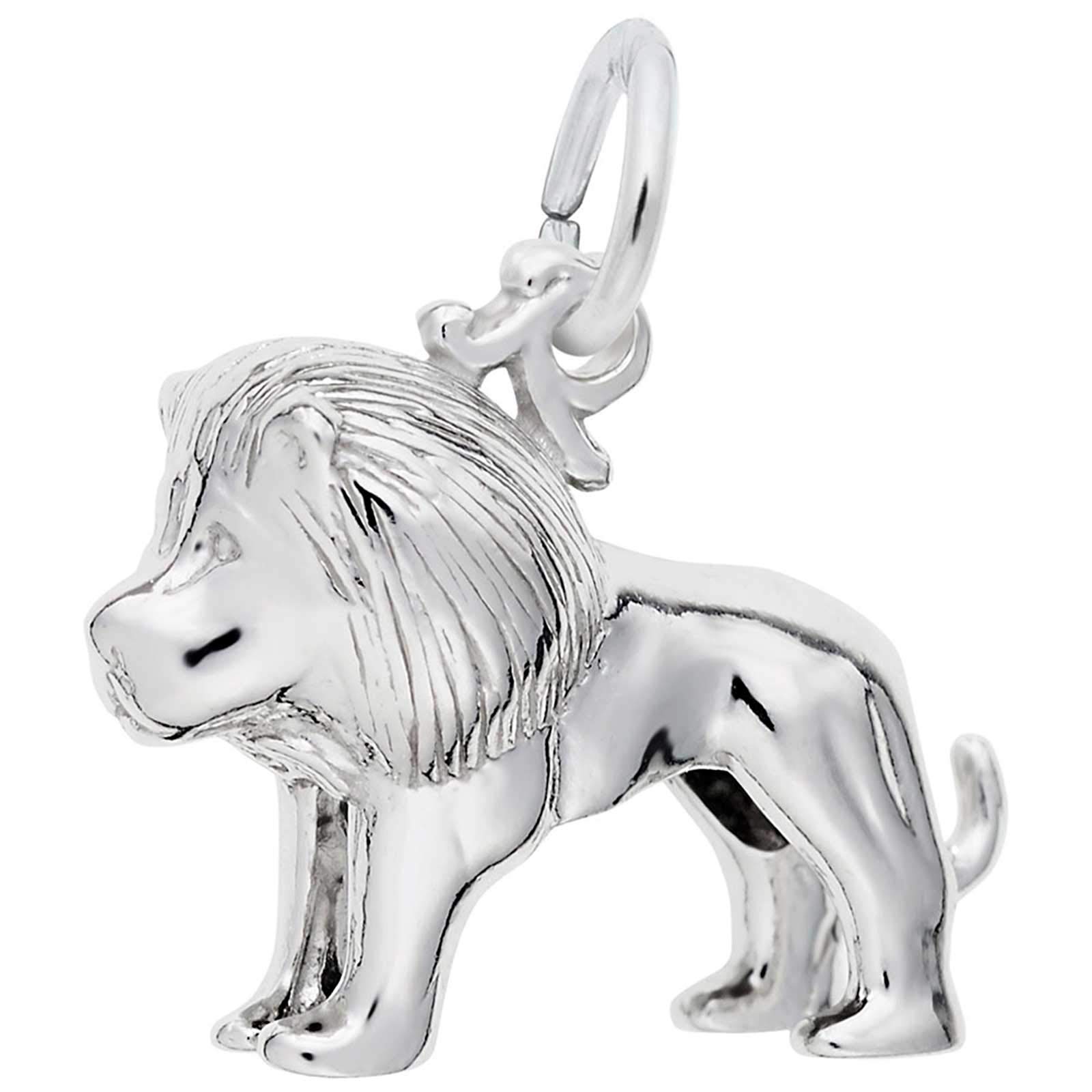 Rembrandt Charms Lion Charm Pendant - Elegant Jewelry for Necklaces & Bracelets - Perfect for Gifts, Fashion Accessories, and Special Occasions