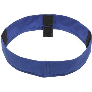 Chill-Its Evaporative Cooling Hard Hat Liner - Solid Blue (Pack of 24) | OSHA Approved Cooling Headband for Construction, Mining & Outdoor Work