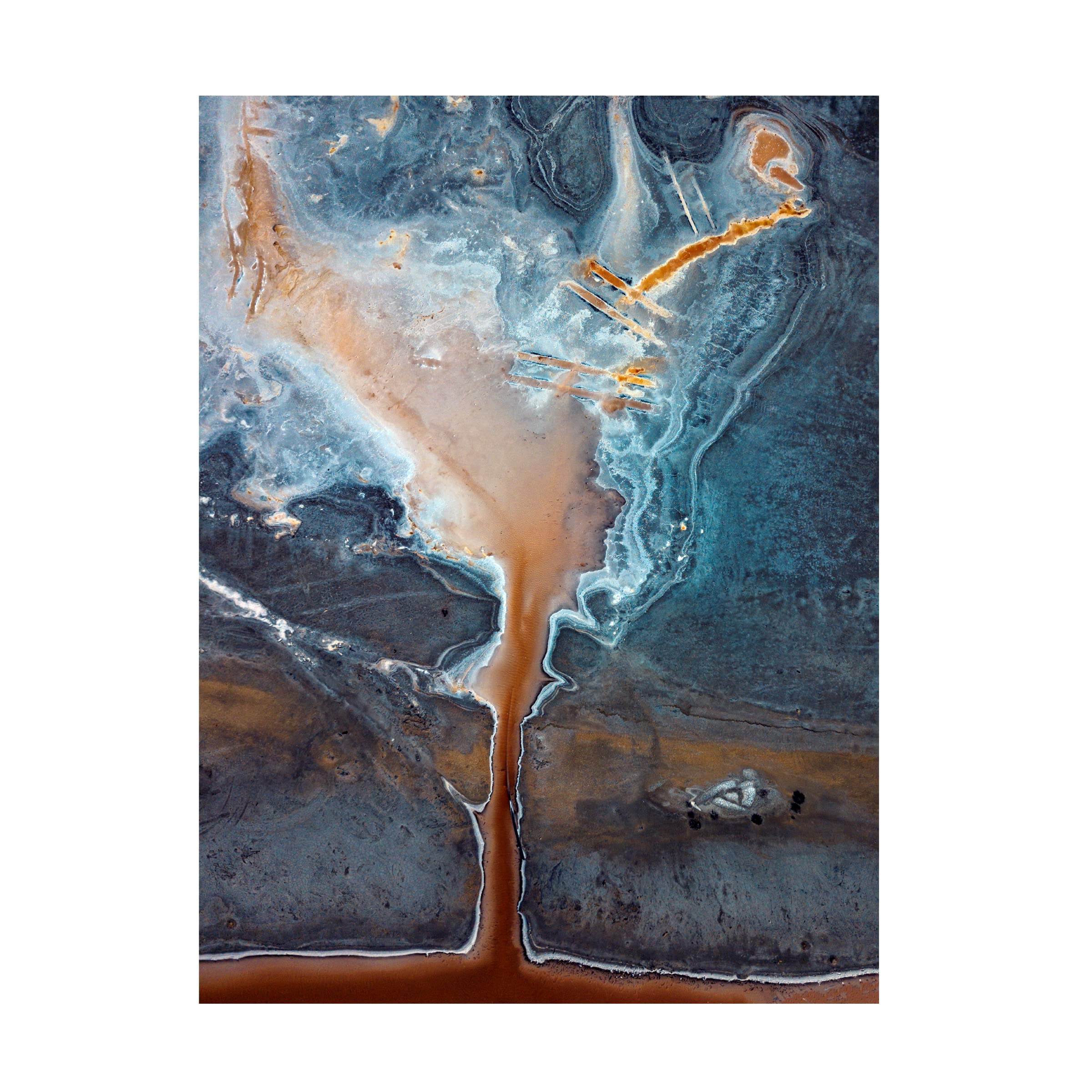 Trademark Fine Art 'Salt Fields' Canvas Wall Art by Jure Kravanja - Stunning Landscape Painting for Living Room, Bedroom & Office Decor