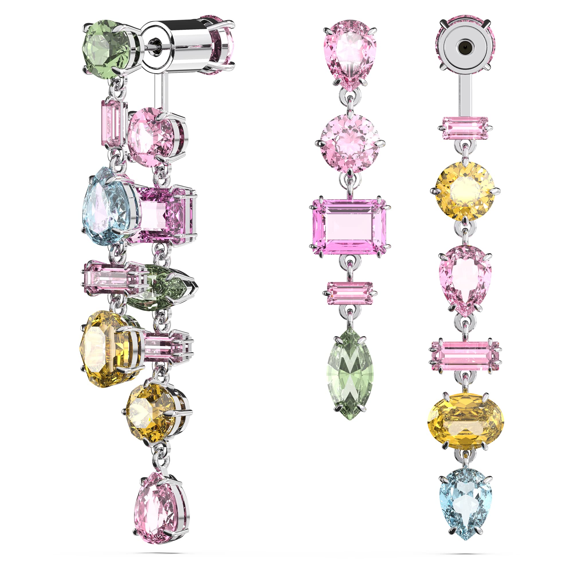 Swarovski Gema Crystal Drop Earrings - Elegant Dangling Earrings for Women | Perfect for Weddings, Parties & Special Occasions