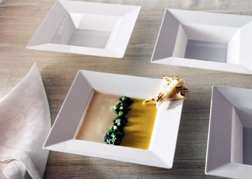 SB12C Clear 12oz Square Soup Bowls - Pack of 120 - Perfect for Restaurants, Catering & Home Dining - Durable Disposable Bowls for Soups, Salads & Desserts
