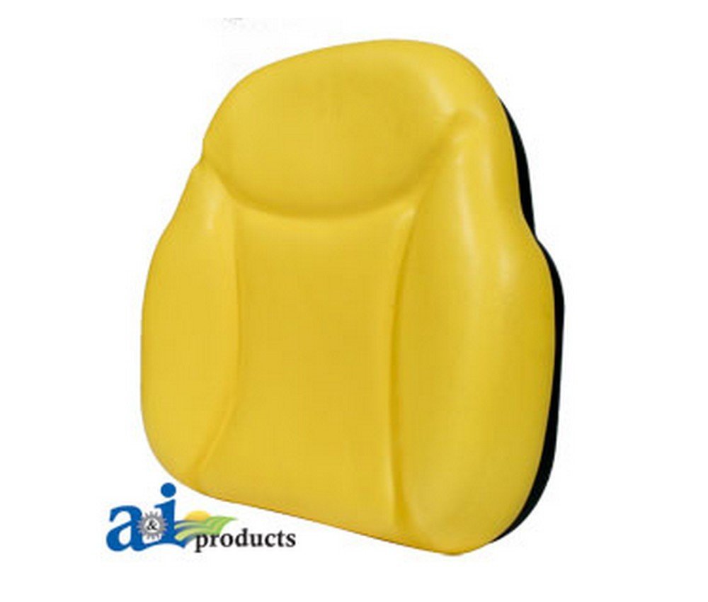 A & I Products Big Boy Replacement Back Cushion - Yellow (BB109YL Compatible) - Perfect for John Deere Tractors & Heavy Equipment Seats