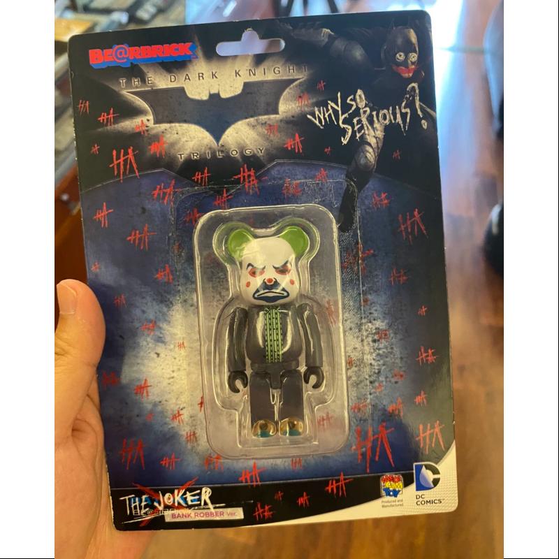 Be@rbrick THE JOKER BANK ROBBER Ver. 100% Limited Edition Collectible Figure by Medicom Toy | Perfect for DC Comics Fans, Home Decor & Anime Collections