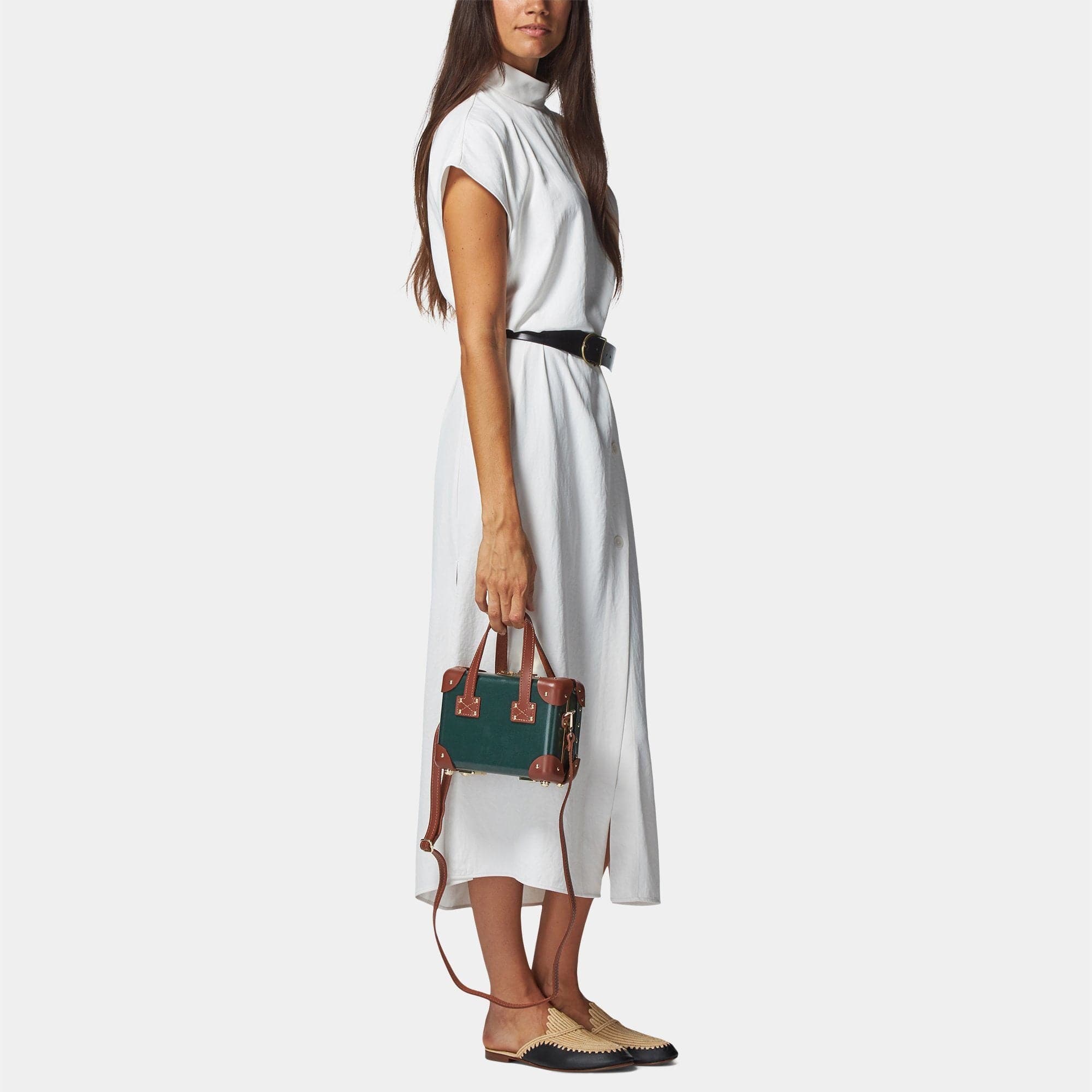 The Diplomat Hunter Green Mini Crossbody Bag - Stylish & Compact for Everyday Use, Travel, and Work