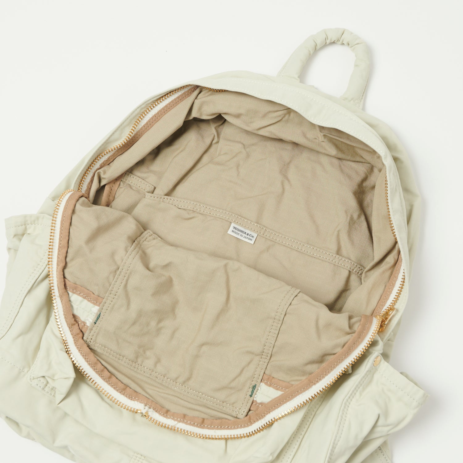 Porter Yoshida & Co. Mile Daypack Backpack - Lightweight Travel Backpack for Men & Women, Water-Resistant White Daypack for Hiking, Commuting & Everyday Use