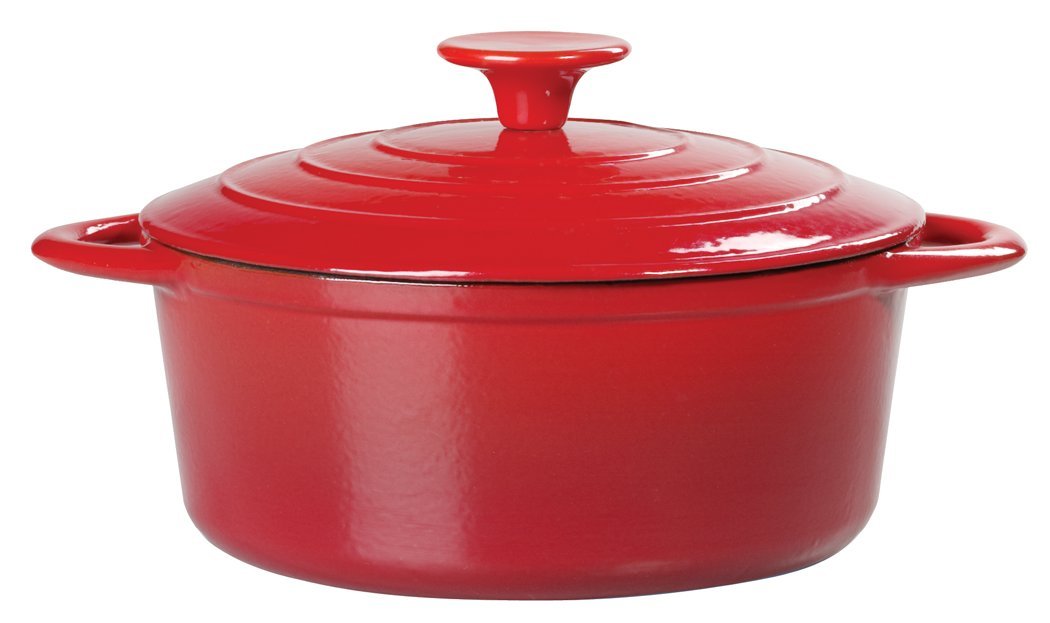 Oster Casnovia 3 Quart Red Casserole Dish - Oven Safe Bakeware for Casseroles, Lasagna, Mac & Cheese - Perfect for Family Dinners & Holiday Meals