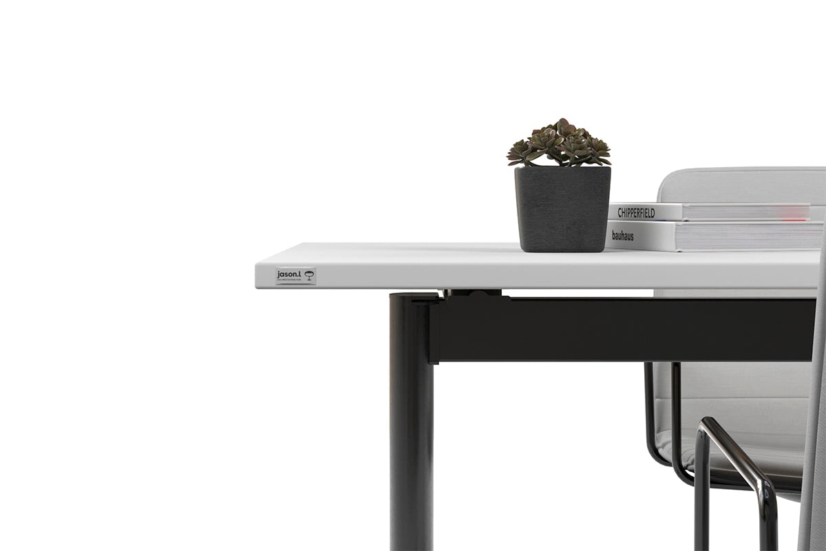 Jasonl Flip Top Folding Mobile Meeting Room Table - 1800L x 800W - Portable Conference Table for Office, Classroom & Events - Space-Saving Design for Small Rooms & Temporary Workstations