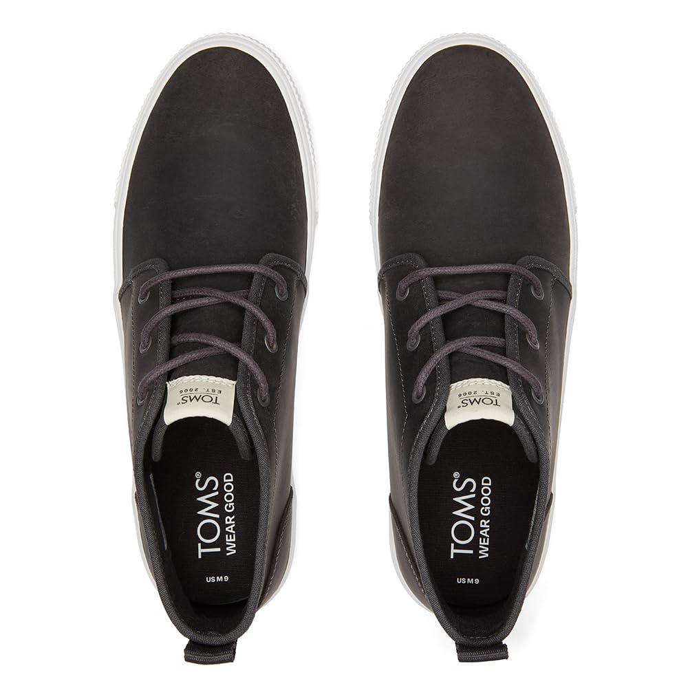 TOMS Men's Carlo Mid Terrain Sneaker - Comfortable Casual Shoes for Hiking & Outdoor Activities | Breathable Lightweight Walking Shoes for Men