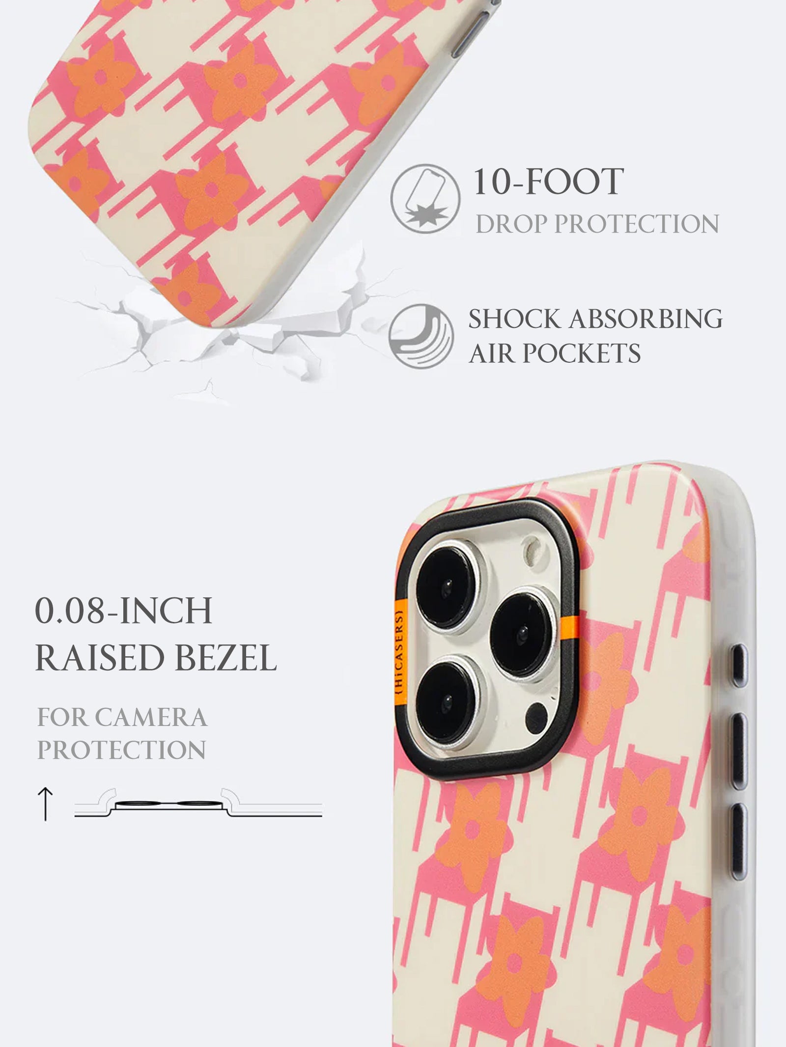 Rose Pink Blossom Chair Case - Elegant and Durable Phone Cover for Women, Perfect for Everyday Use, Travel, and Gifts