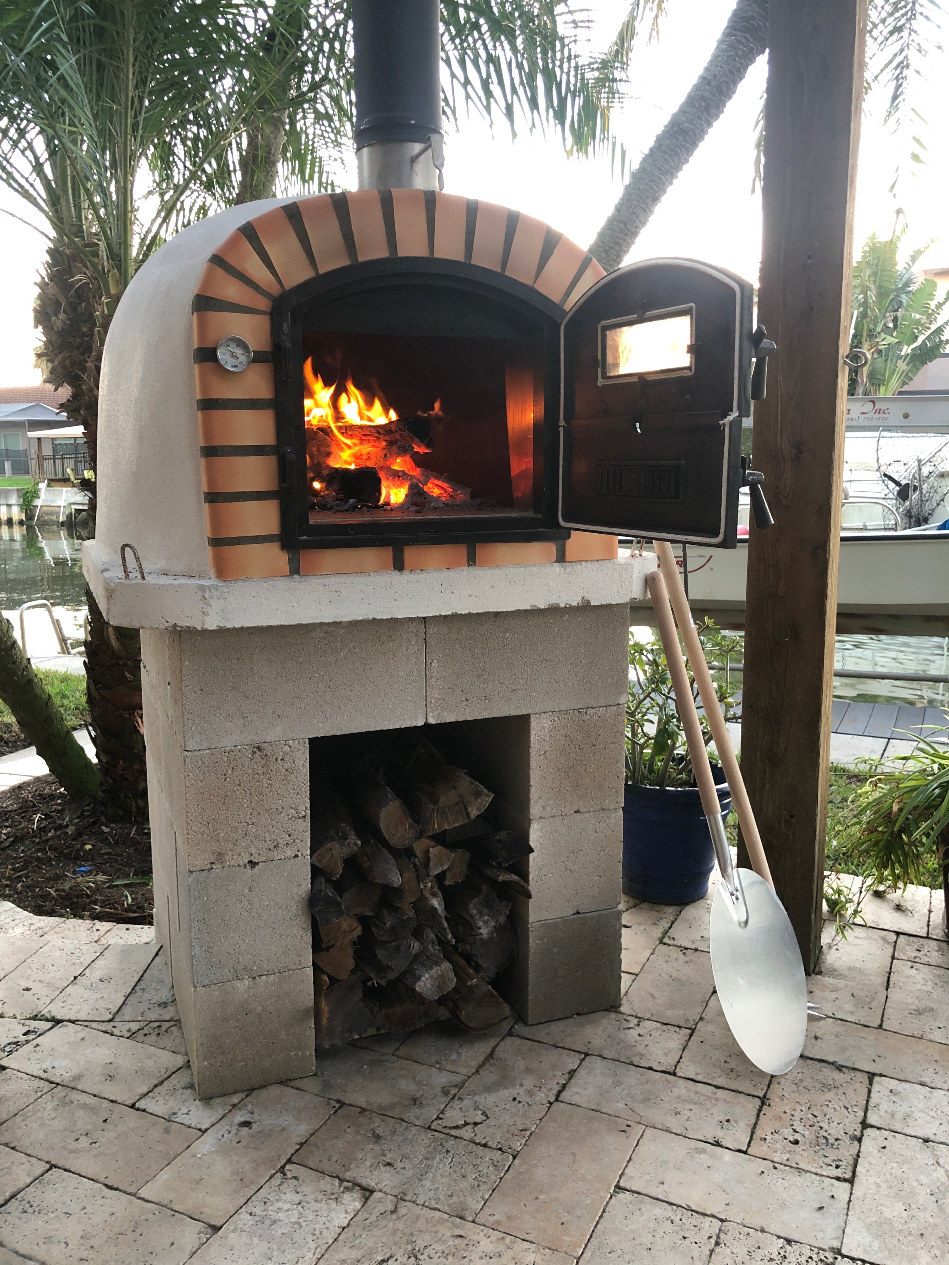 Premium LISBOA Hybrid Pizza Oven for Outdoor Cooking - Best Seller | Perfect for Backyard Parties, Camping & Wood-Fired Pizza Making