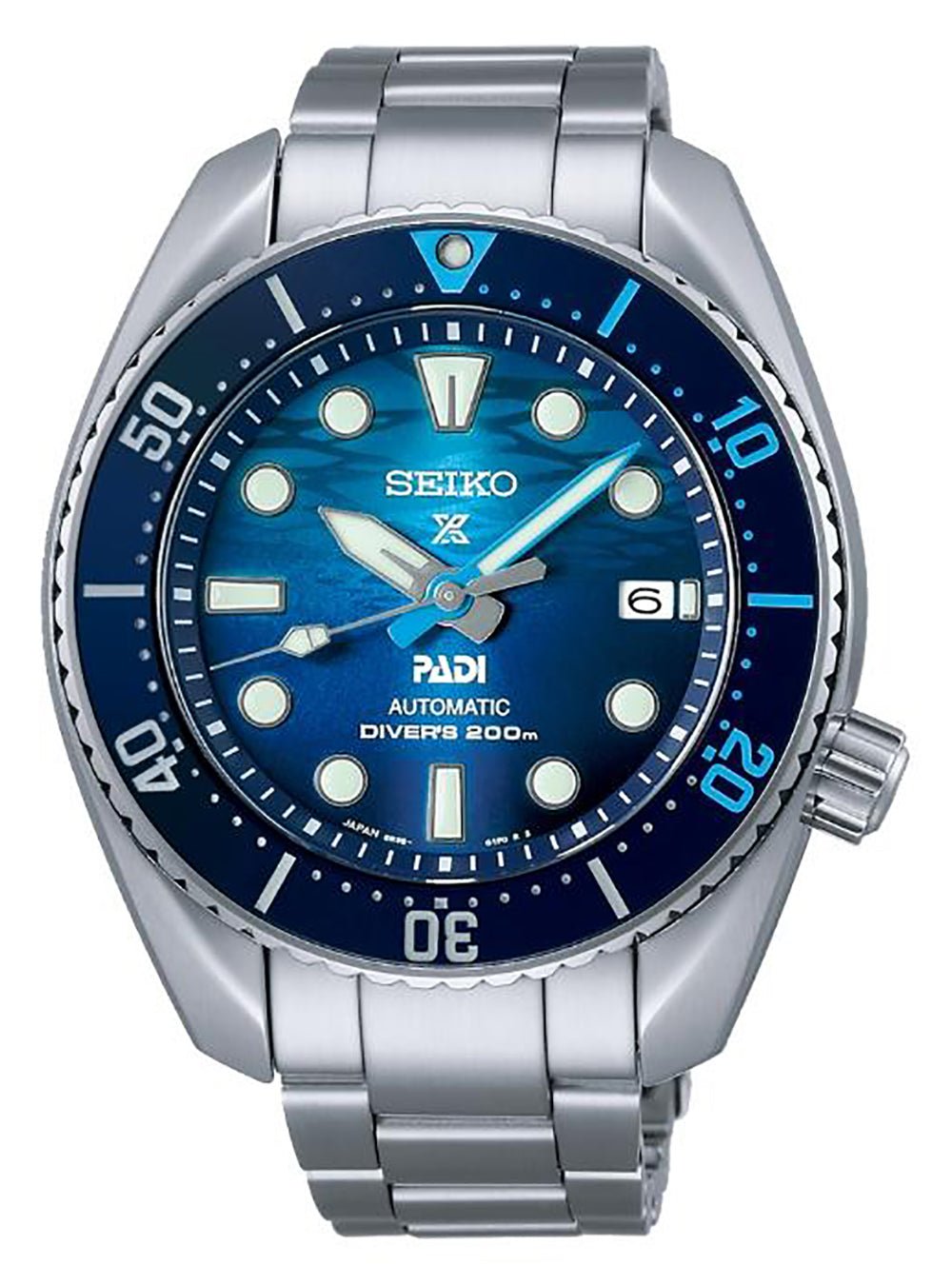 SEIKO PROSPEX Professional Diver's Watch SBDC189 PADI Special Edition - Japanese Made JDM Automatic Scuba Watch for Men - Perfect for Deep Sea Diving, Water Sports & Luxury Collectors