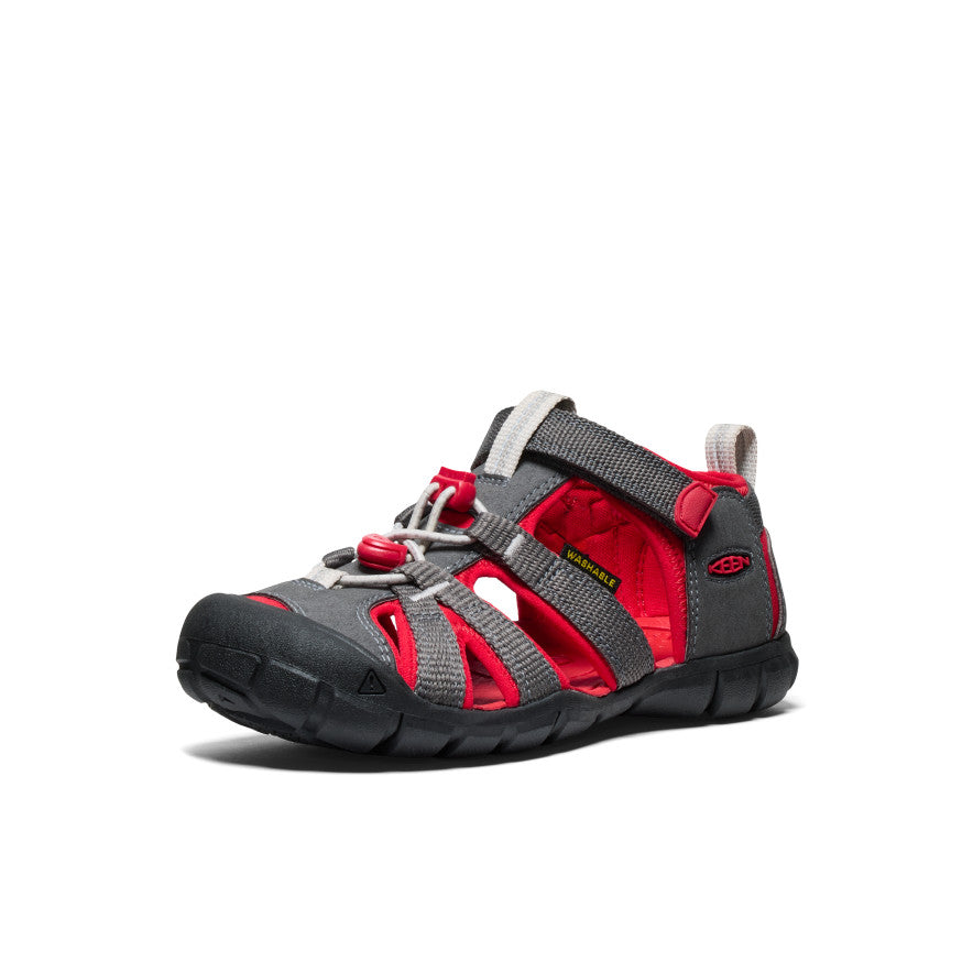 Seacamp II CNX Big Kids' Water Shoes - Magnet/Red Carpet - Lightweight & Quick-Dry for Beach, Pool & Water Sports