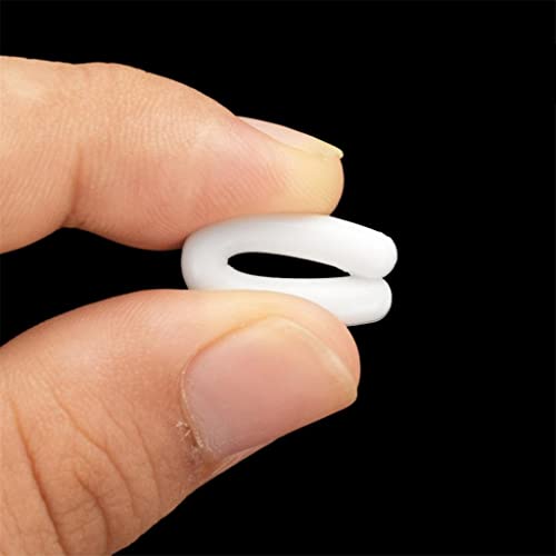 GAH White Silicone Strips for False Eyelash Extensions - Professional Lash Display Stand Holder for Salons & Makeup Artists - Perfect for Eyelash Extension Practice, Training, and Retail Displays