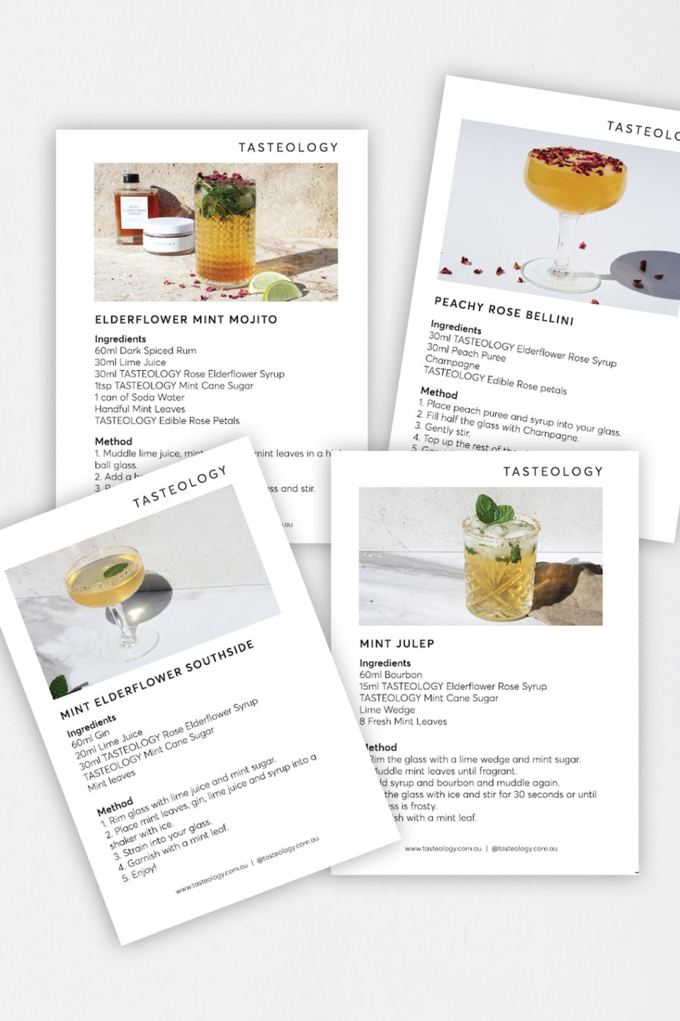 Premium Elderflower & Rose Cocktail Kit - DIY Floral Mixing Set for Home Bartending | Perfect for Romantic Date Nights & Garden Parties