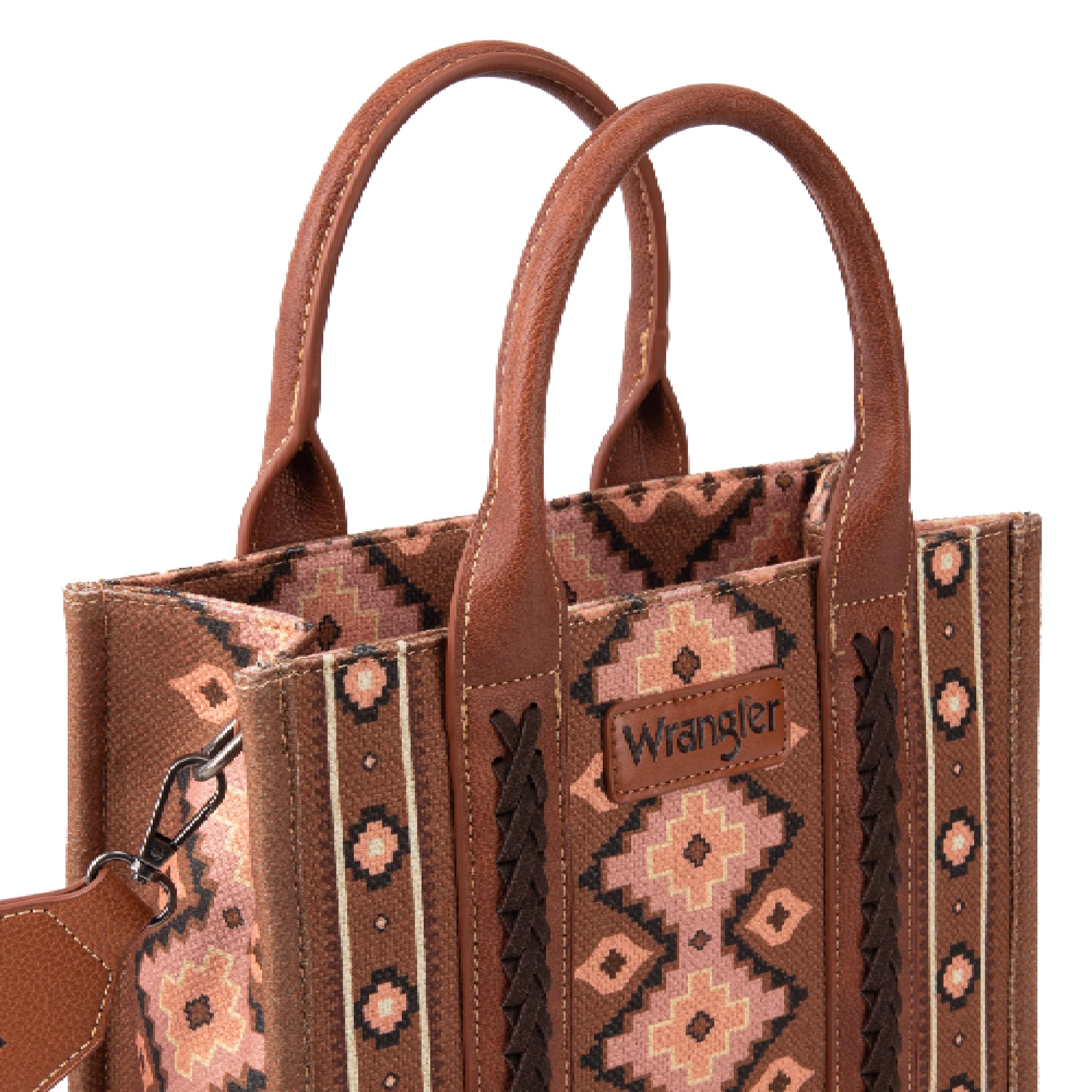 Montana West Wrangler Tote Bag for Women - Western Boho Aztec Shoulder Purse & Satchel Handbag - Perfect for Work, Travel & Casual Outings