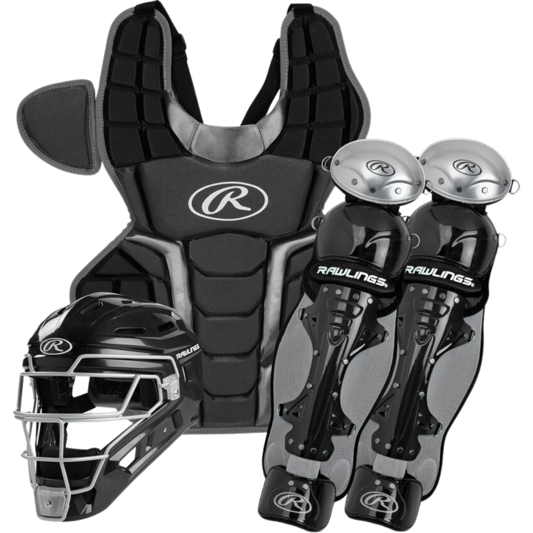 Rawlings Renegade 2.0 Baseball Catcher's Gear Set for Adults - Chest Protector, Leg Guards & Helmet - Perfect for Baseball Training & Games