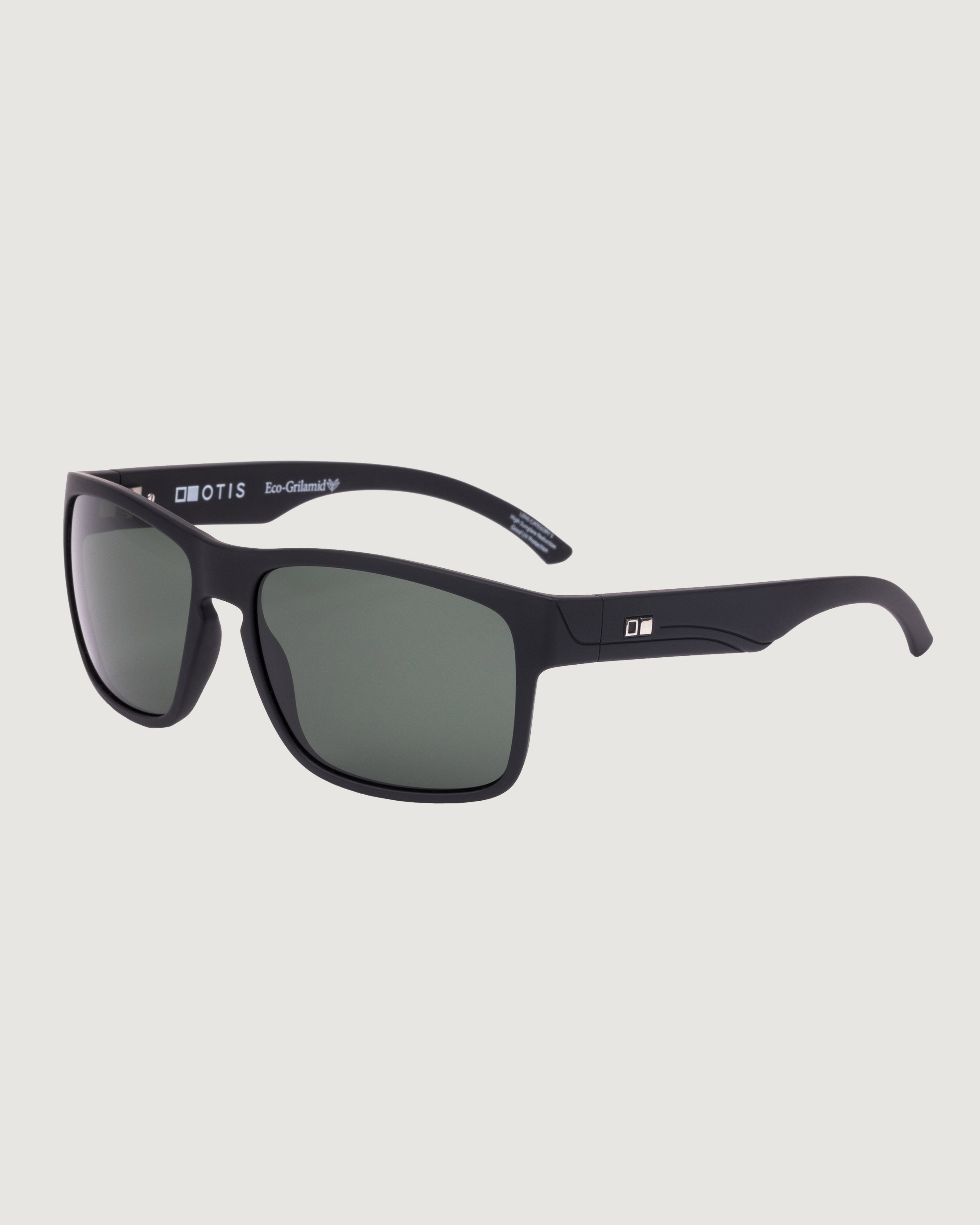 OTIS Rambler Sport X Polarized Sunglasses - Matte Black/Grey Lens for Men & Women - UV Protection, Anti-Glare for Driving, Running & Outdoor Activities