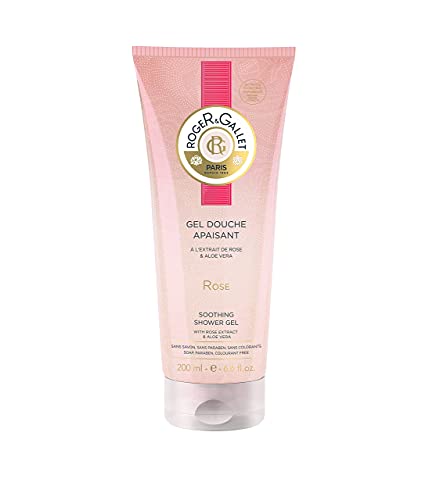 Roger & Gallet Rose Gentle Relaxing Body Lotion for Women - 6.6 oz | Hydrating & Soothing Moisturizer for Dry Skin | Perfect for Daily Use & Spa Nights