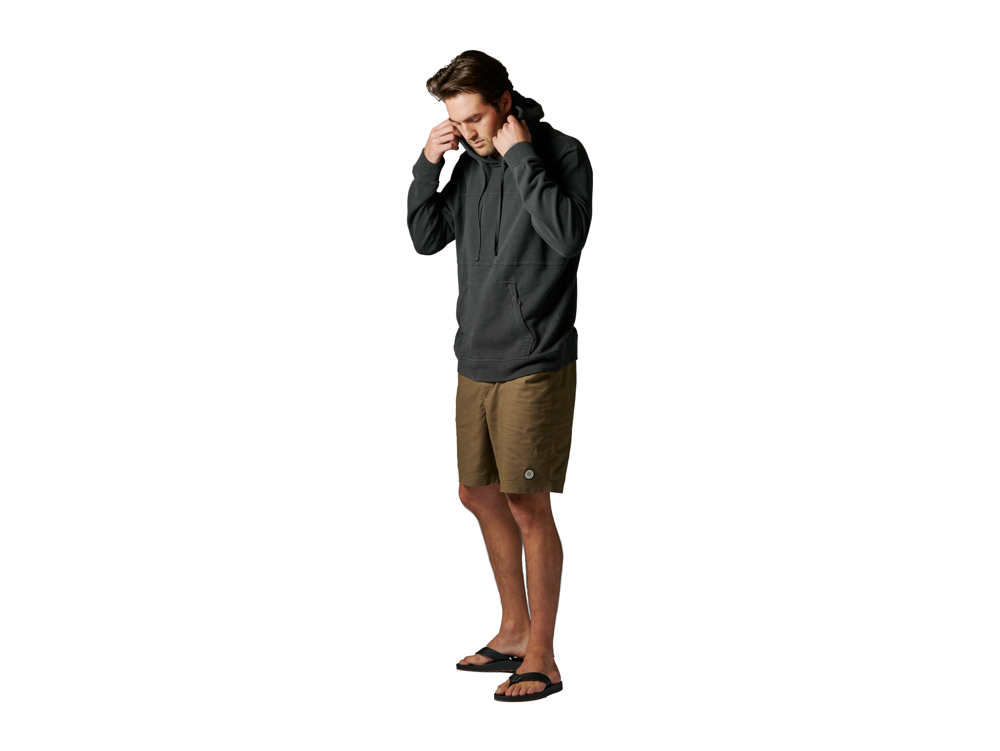 Sunset Hemp Hoodie for Men | Eco-Friendly Organic Cotton Pullover | Casual Streetwear & Outdoor Activities