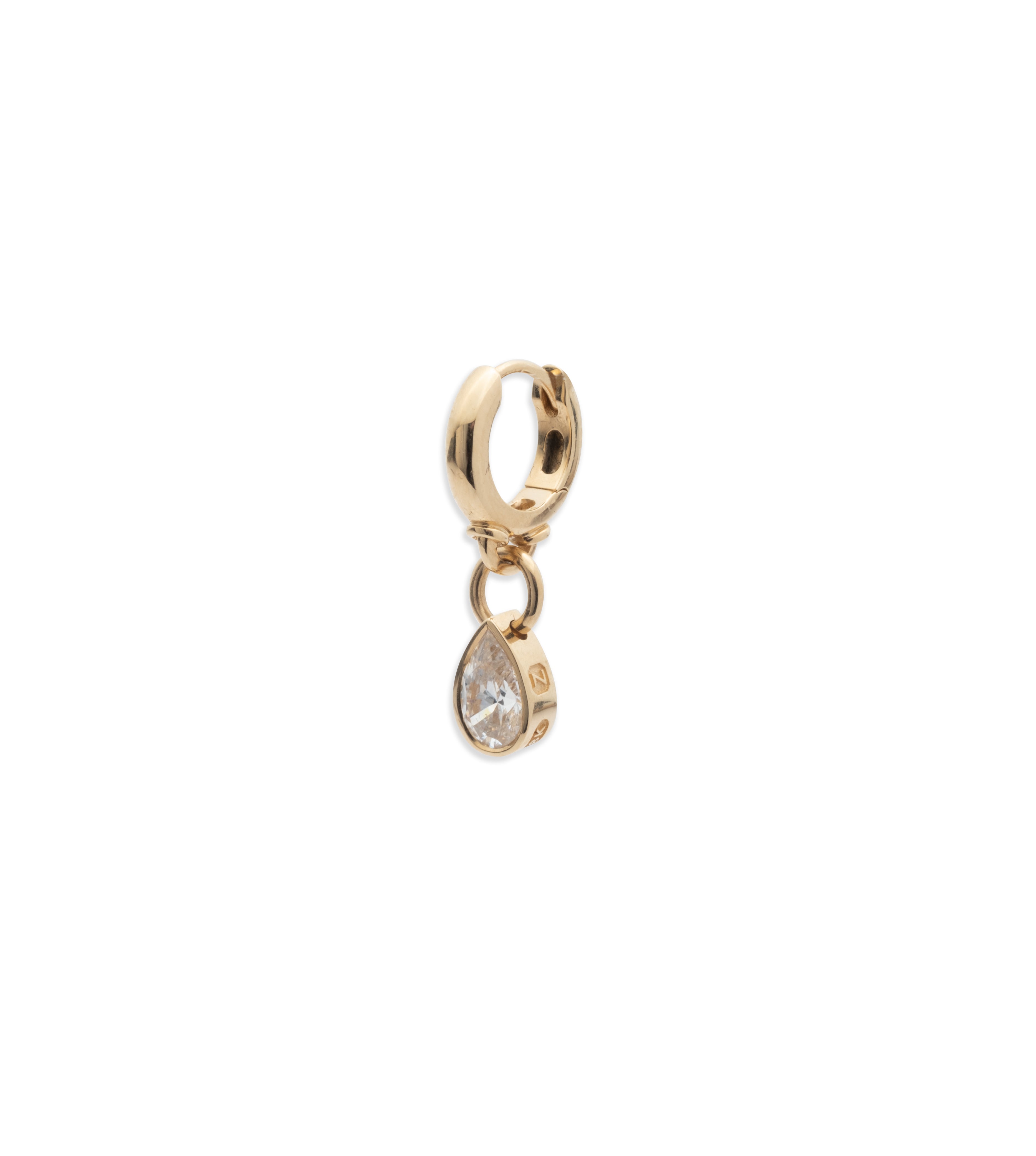 Forever & Always Diamond Hoop Earrings for Women - Elegant 14K Gold Plated Love Jewelry Gift for Anniversary, Valentine's Day & Special Occasions