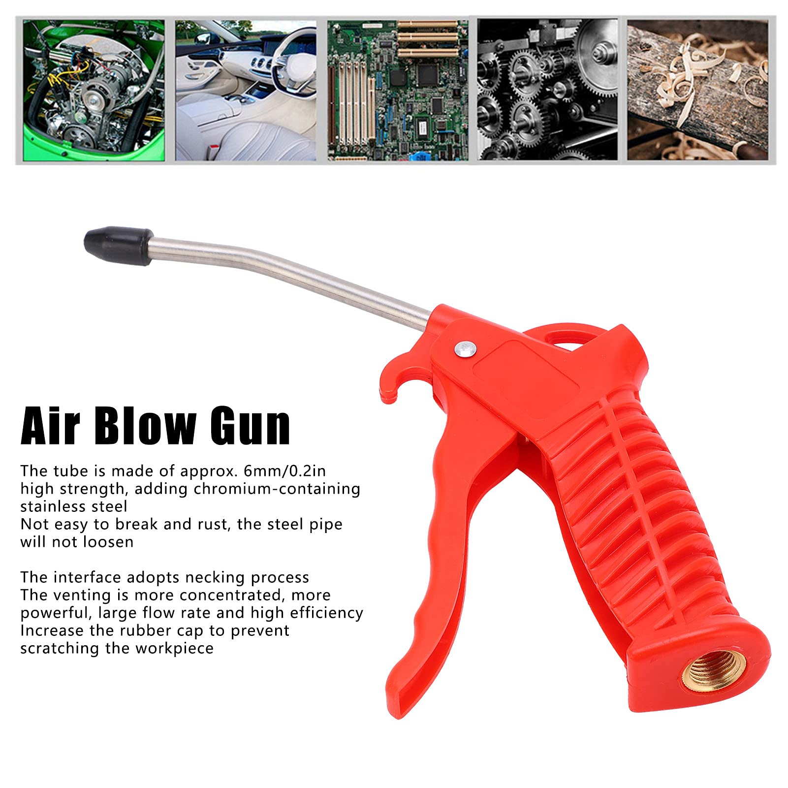 High Pressure Air Blow Gun with Copper Core - Pneumatic Compressor Nozzle Duster for Dust Cleaning | Workshop, Automotive, Electronics & DIY Tool
