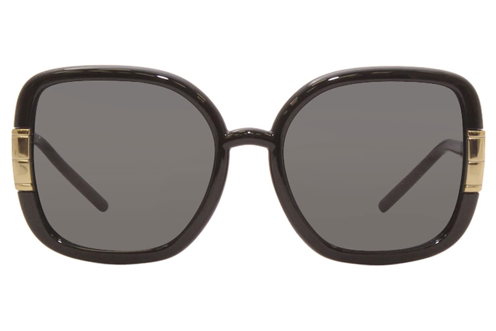 Tory Burch TY9063U Women's Fashion Sunglasses - Black/Solid Dark Grey 56mm UV Protection - Perfect for Outdoor Activities, Beach, Driving & Summer Style