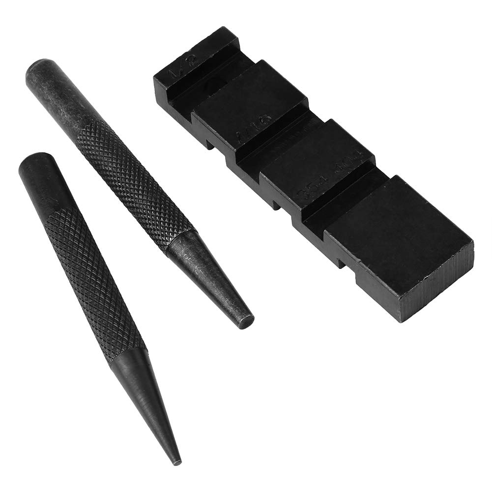 3Pcs Professional Chainsaw Chain Breaker & Joiner Tool Set - Heavy Duty Rivet Tool for Saw Chain Repair & Maintenance (Perfect for DIY Woodworking & Forestry Work)